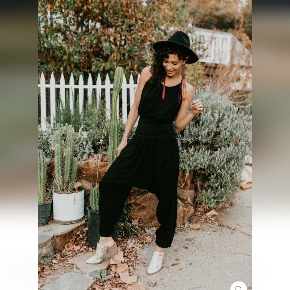 Kriya Black Jumper, Organic Cotton